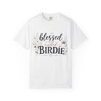 Blessed to Be Called Birdie T-Shirt — Floral Grandmother Gift
