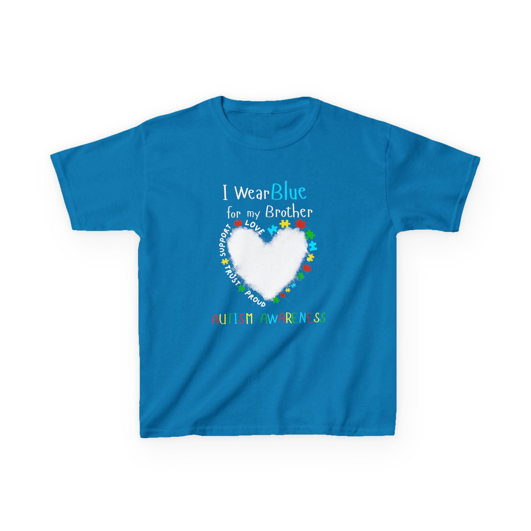 I wear blue for my brother