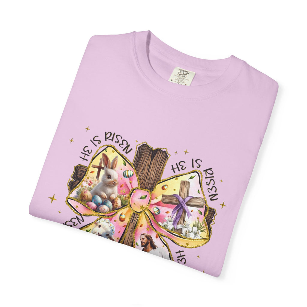 Cross & Ribbon T-Shirt — Jesus is With Us Graphic Tee