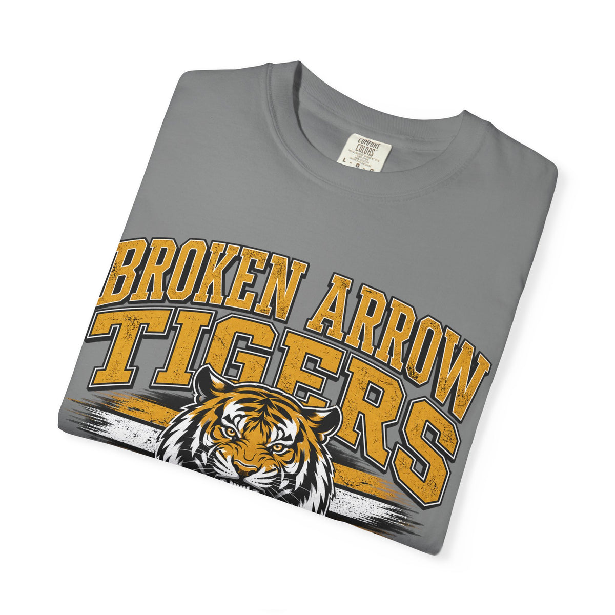 Broken Arrow Tigers Vintage Tiger Head T-Shirt