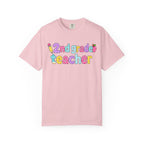 2nd grade Teacher T-Shirt — "Big Hearts Shape Little Minds" Colorful School Teacher Tee