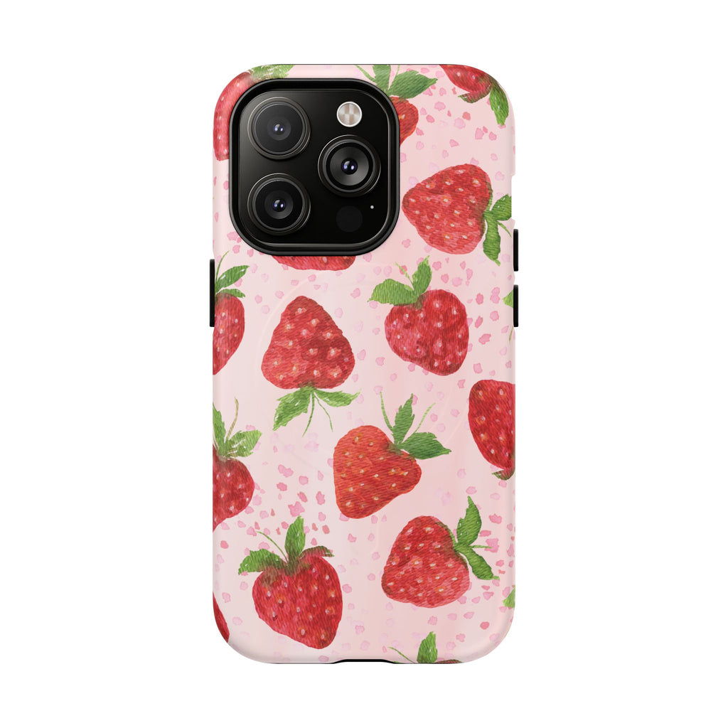 Strawberry Tough Magnetic Phone Cases