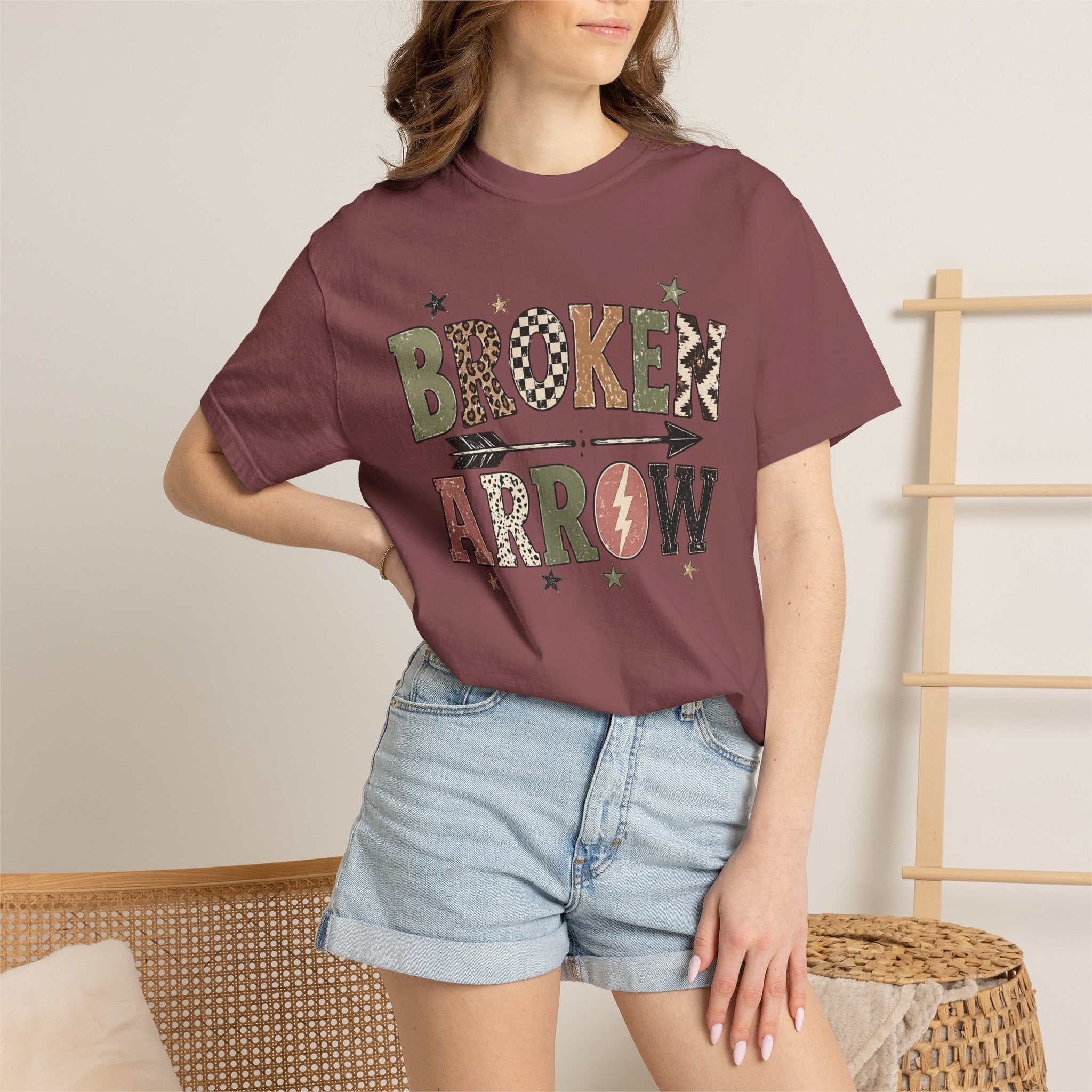Broken Arrow Graphic T-Shirt — Retro Western Band Tee