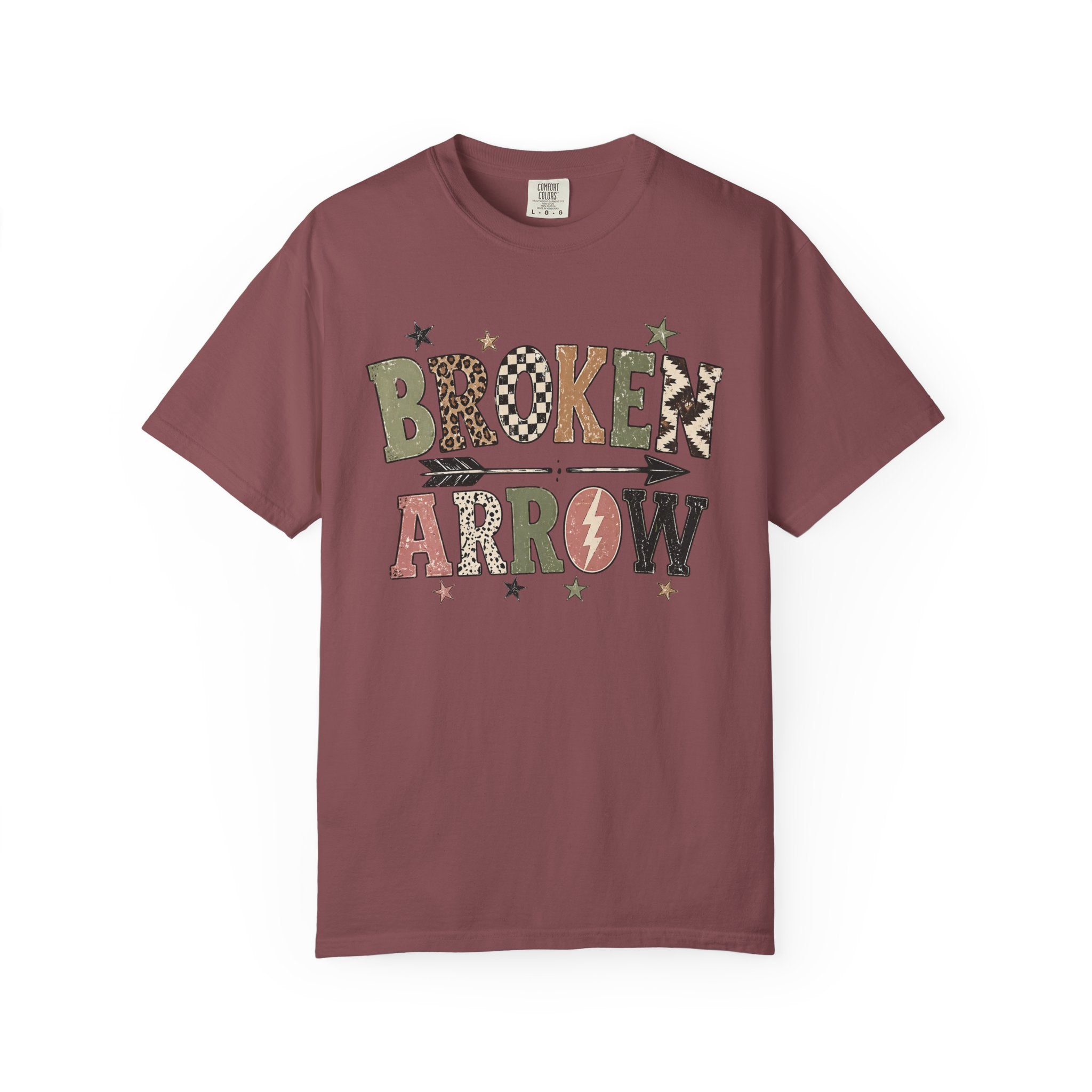 Broken Arrow Graphic T-Shirt — Retro Western Band Tee