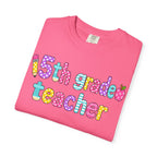 5rd Grade Teacher T-Shirt — "Big Hearts Shape Little Minds" Colorful School Teacher Tee