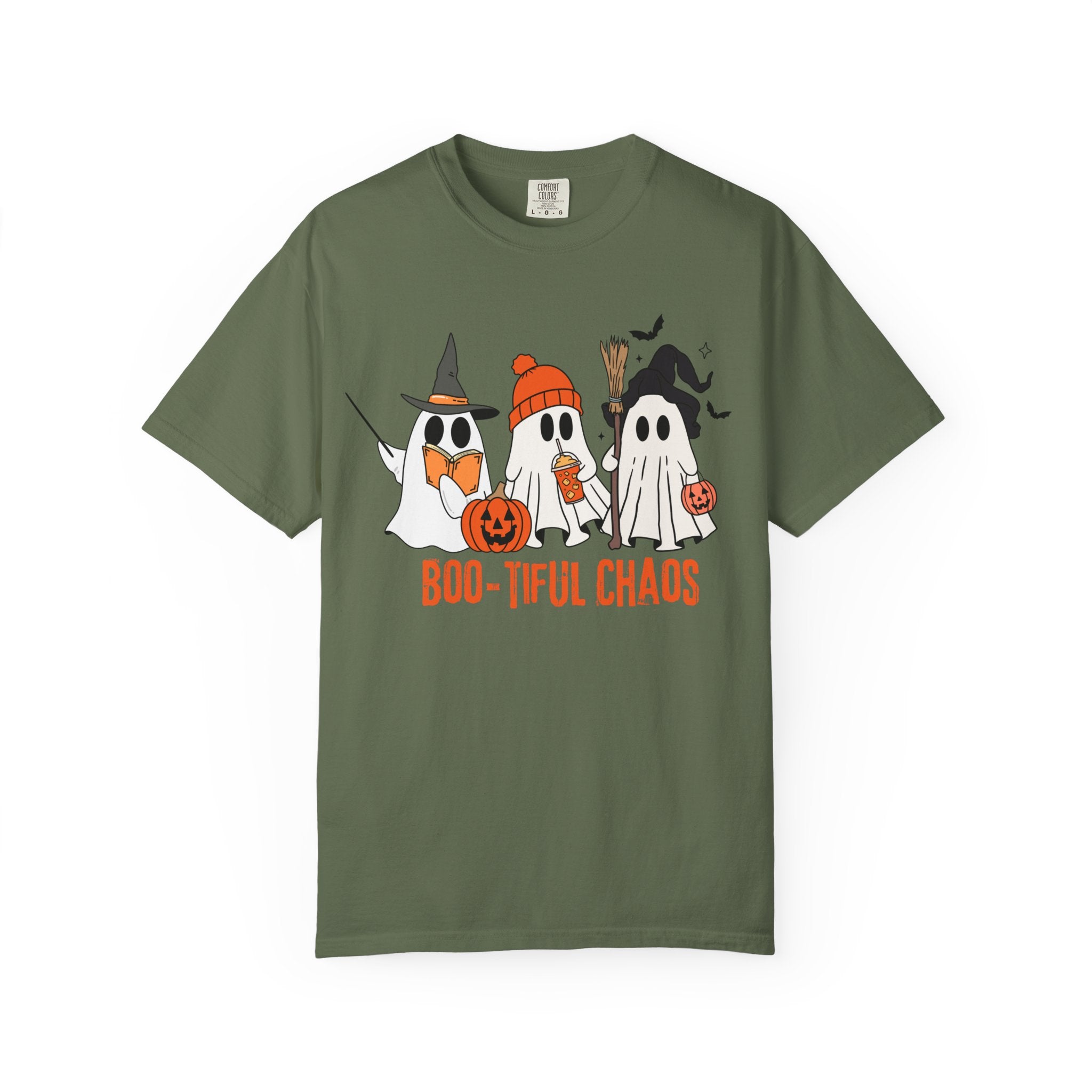 Halloween Ghost T-Shirt, Boo-tiful Chaos