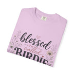 Blessed to Be Called Birdie T-Shirt — Floral Grandmother Gift
