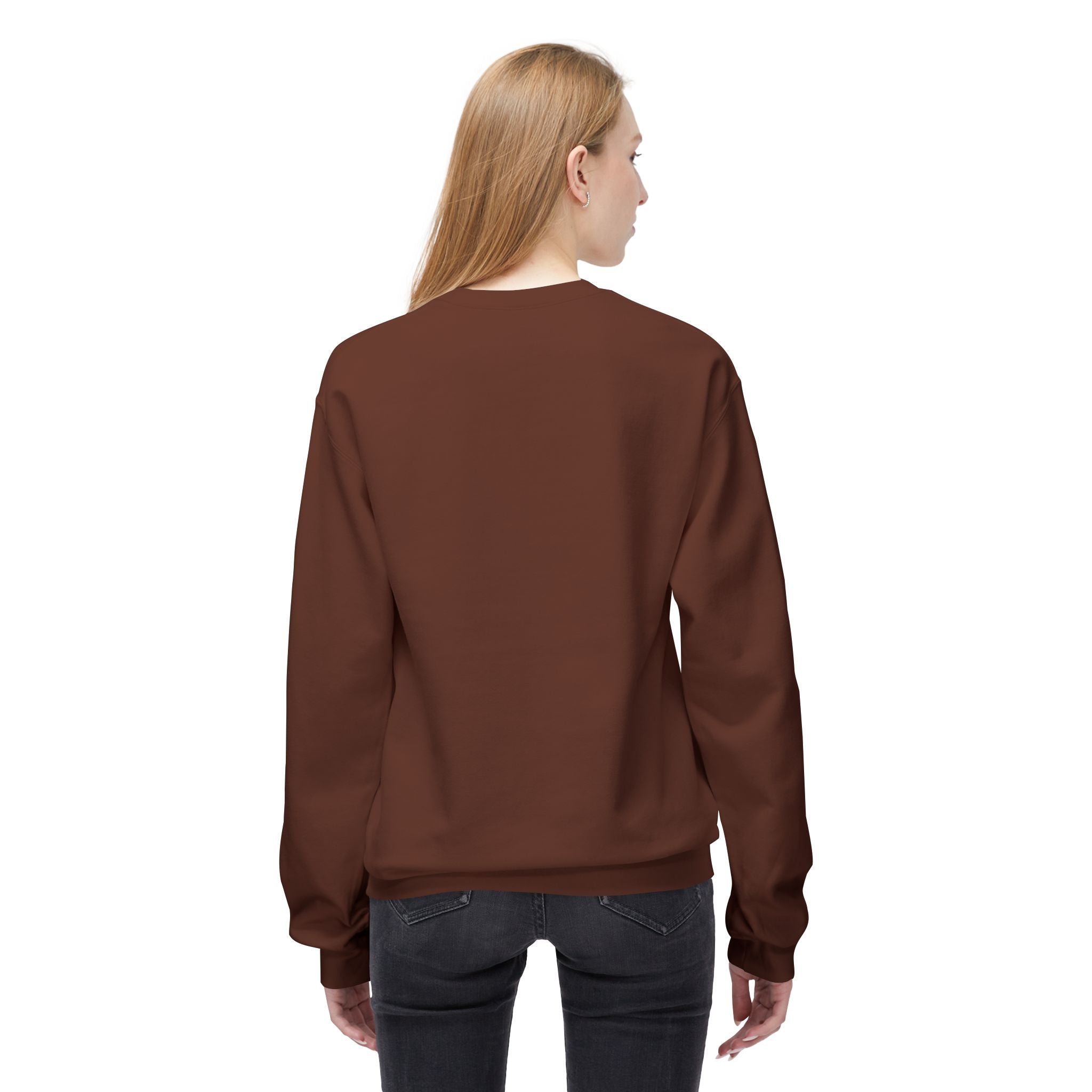 Cozy Bow-Patterned Crewneck Sweatshirt
