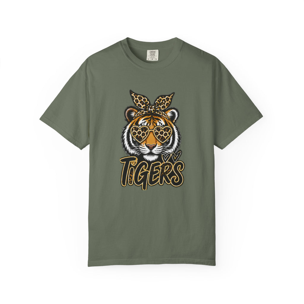Tigers Leopard-Print Tiger Graphic Tee