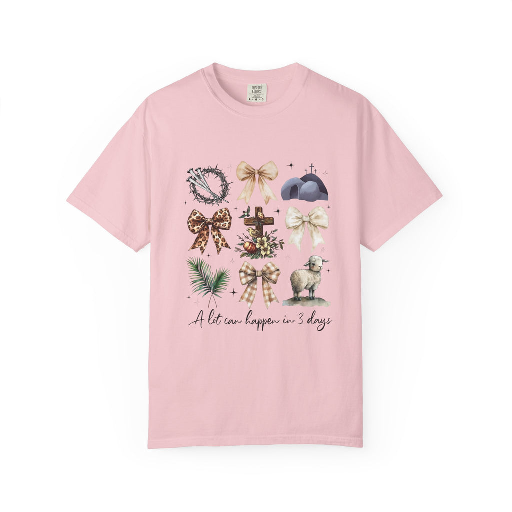 Bow Collection Graphic T‑Shirt — "A life can happen in a day"