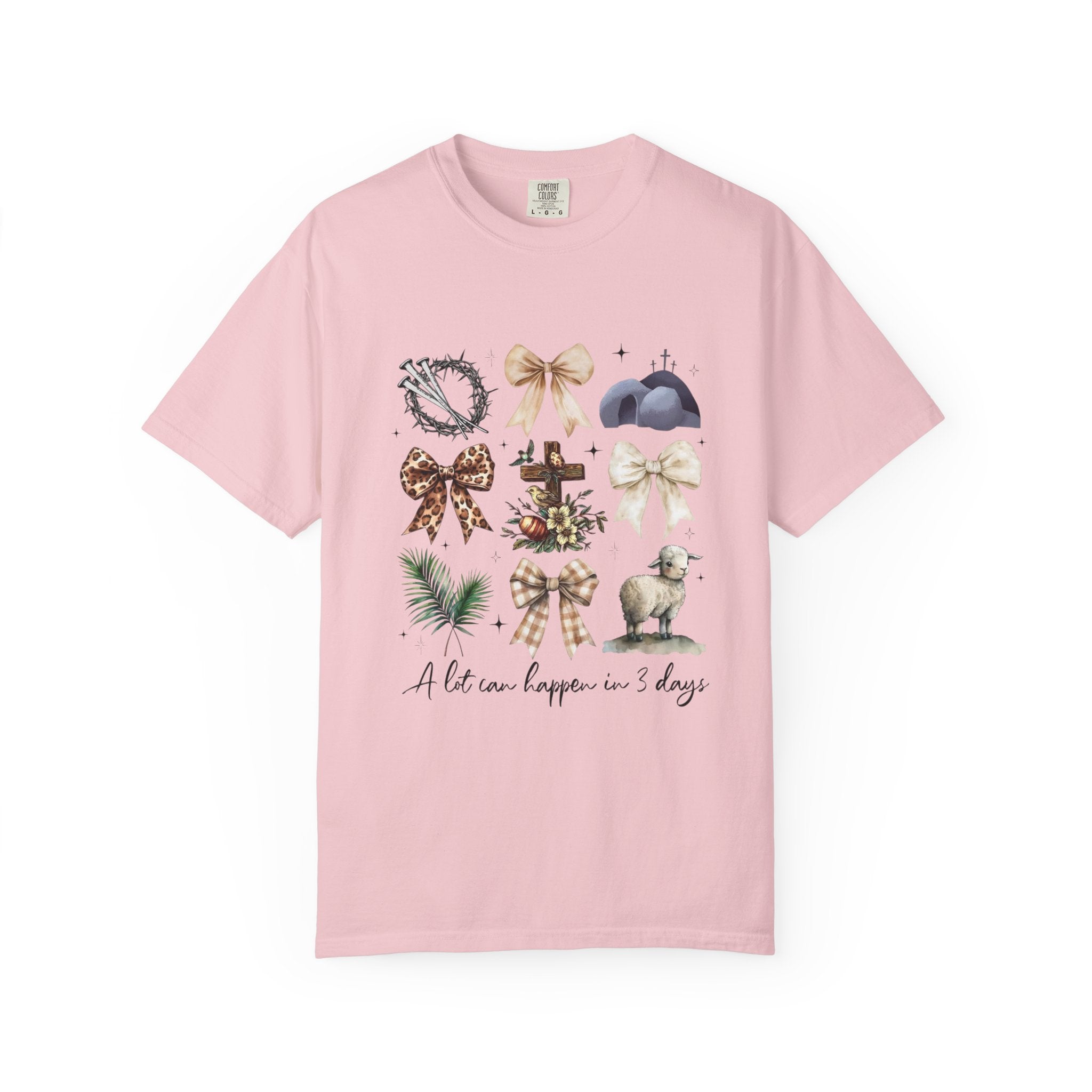 Bow Collection Graphic T‑Shirt — "A life can happen in a day"