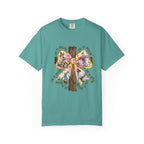 Cross & Ribbon T-Shirt — Jesus is With Us Graphic Tee