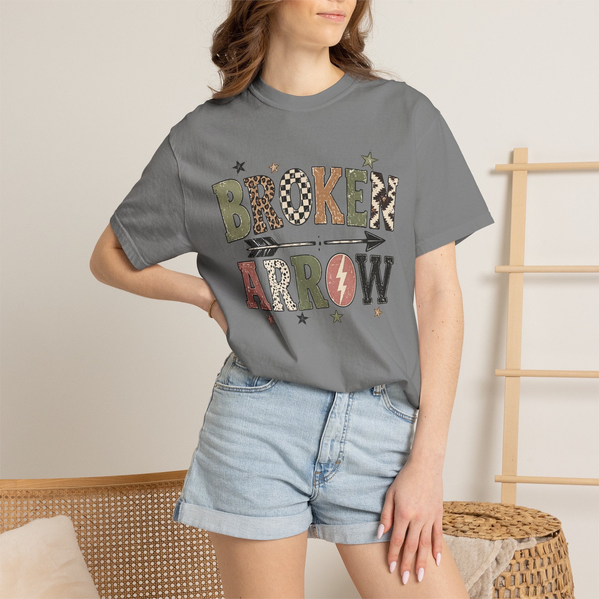 Broken Arrow Graphic T-Shirt — Retro Western Band Tee