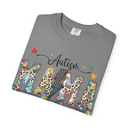 Autism Mama T-Shirt — Colorful Puzzle Ribbon Mom Tee