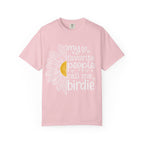 T-Shirt — "My Favorite People Call Me Birdie" Floral Graphic Tee