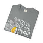 T-Shirt — "My Favorite People Call Me Birdie" Floral Graphic Tee