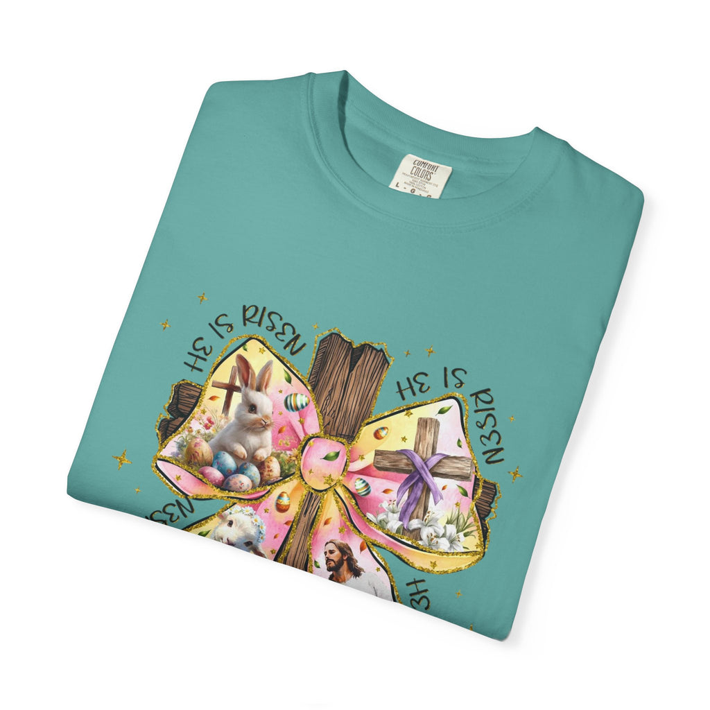 Cross & Ribbon T-Shirt — Jesus is With Us Graphic Tee