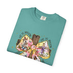 Cross & Ribbon T-Shirt — Jesus is With Us Graphic Tee
