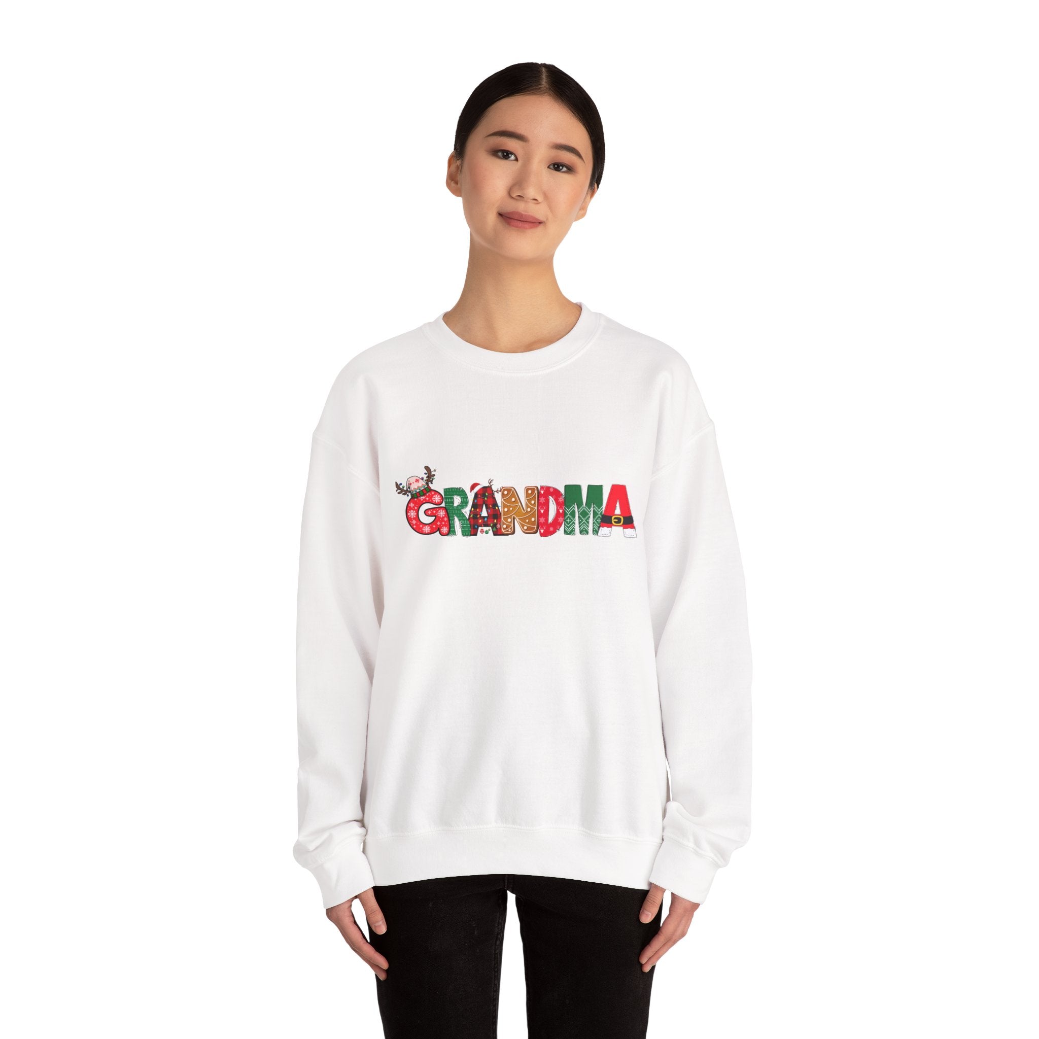 Festive Grandma Crewneck Sweatshirt