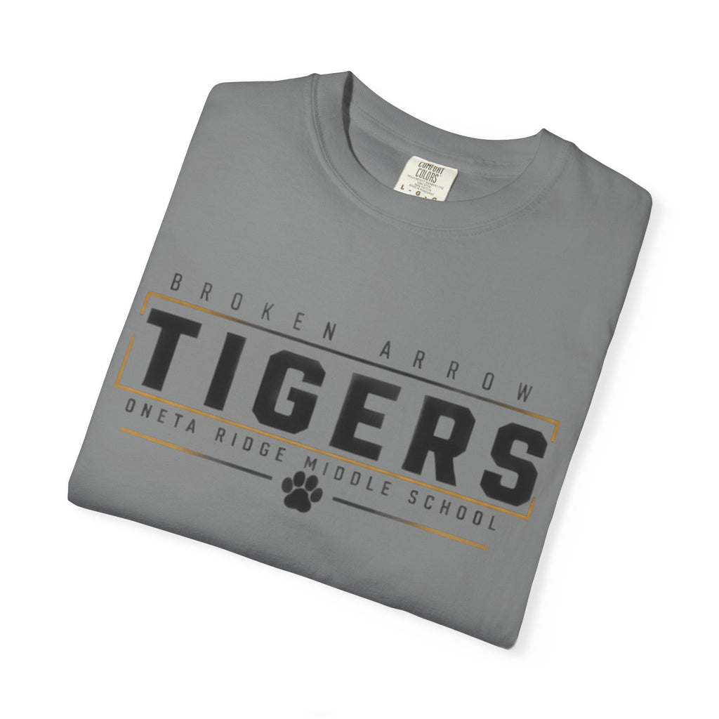 Tigers School Spirit T-Shirt — Broken Arrow Oweta Ridge Middle School Paw Print