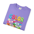 Kindness Crayons T-Shirt — "Color the World with Kindness" Kids Graphic Tee