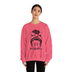 Mom Life Unisex Crewneck Sweatshirt football