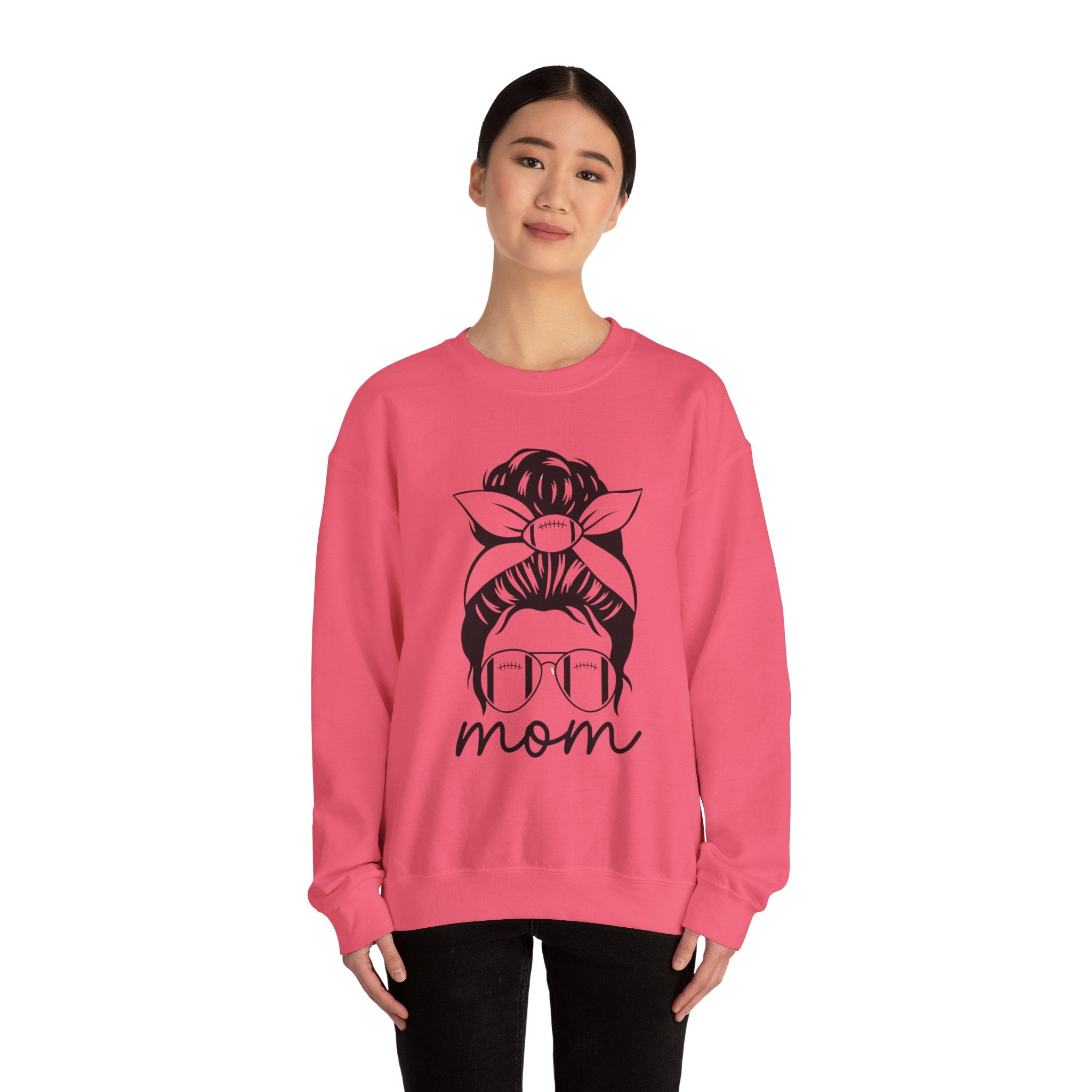 Mom Life Unisex Crewneck Sweatshirt football