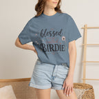 Blessed to Be Called Birdie T-Shirt — Floral Grandmother Gift