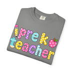 Pre k Teacher T-Shirt — "Big Hearts Shape Little Minds" Colorful School Teacher Tee