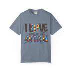I Love Someone With Autism T-Shirt — Autism Awareness Puzzle Heart Tee