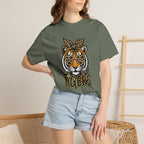 Tigers Leopard-Print Tiger Graphic Tee