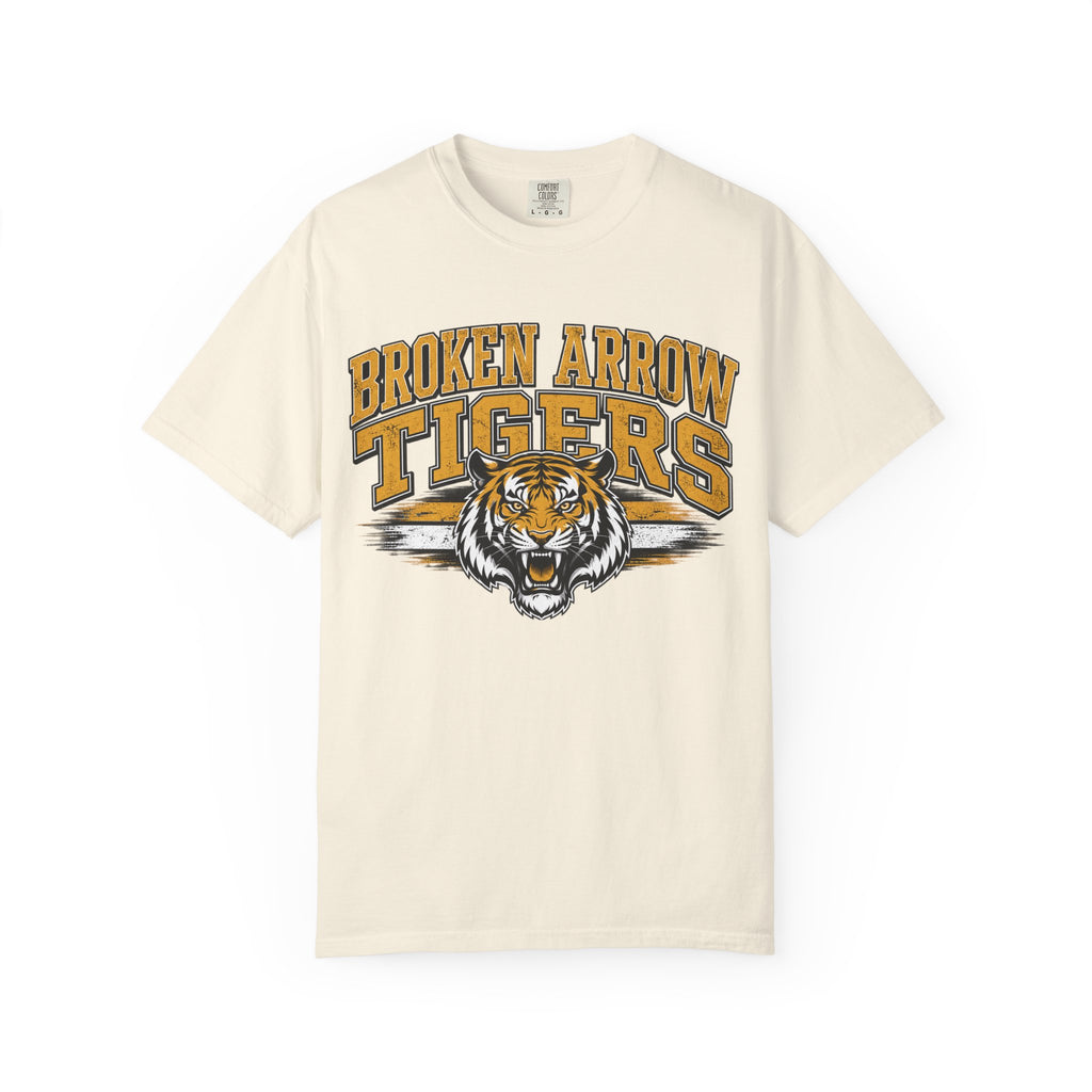 Broken Arrow Tigers Vintage Tiger Head T-Shirt