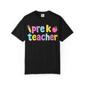 Pre k Teacher T-Shirt — "Big Hearts Shape Little Minds" Colorful School Teacher Tee