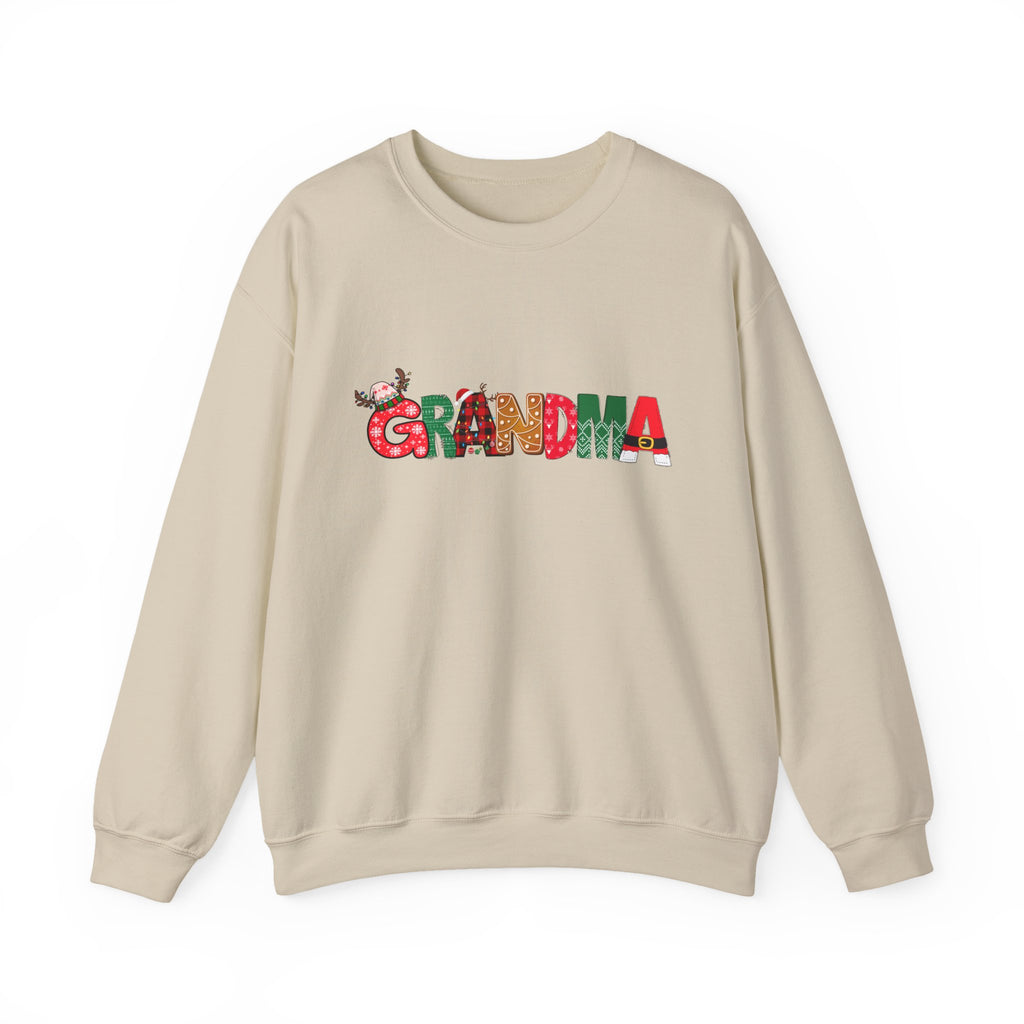 Festive Grandma Crewneck Sweatshirt