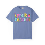 Pre k Teacher T-Shirt — "Big Hearts Shape Little Minds" Colorful School Teacher Tee