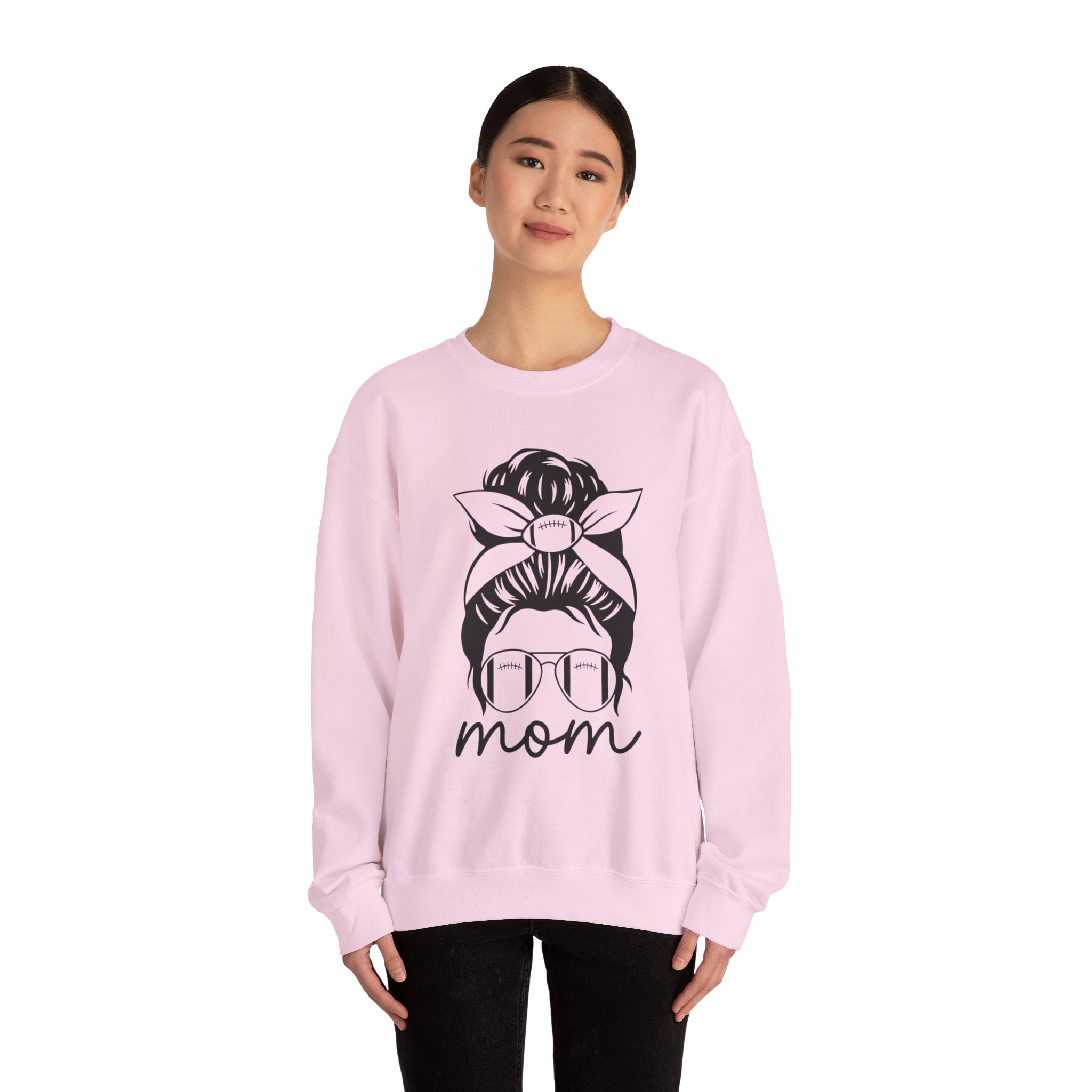 Mom Life Unisex Crewneck Sweatshirt football