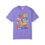 Kindness Crayons T-Shirt — "Color the World with Kindness" Kids Graphic Tee
