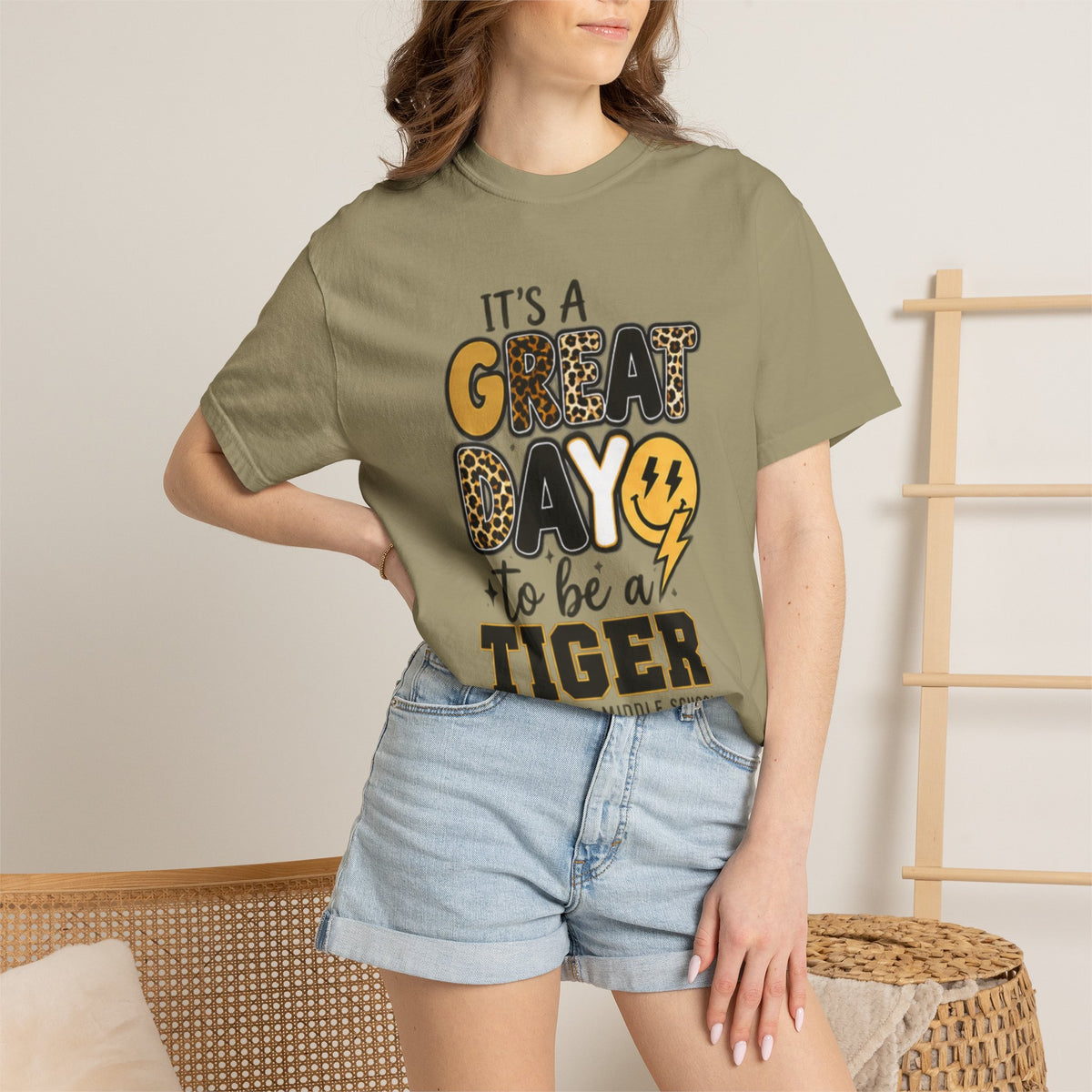 T-Shirt — "It's a Great Day to Be a Tiger" School Spirit Tee