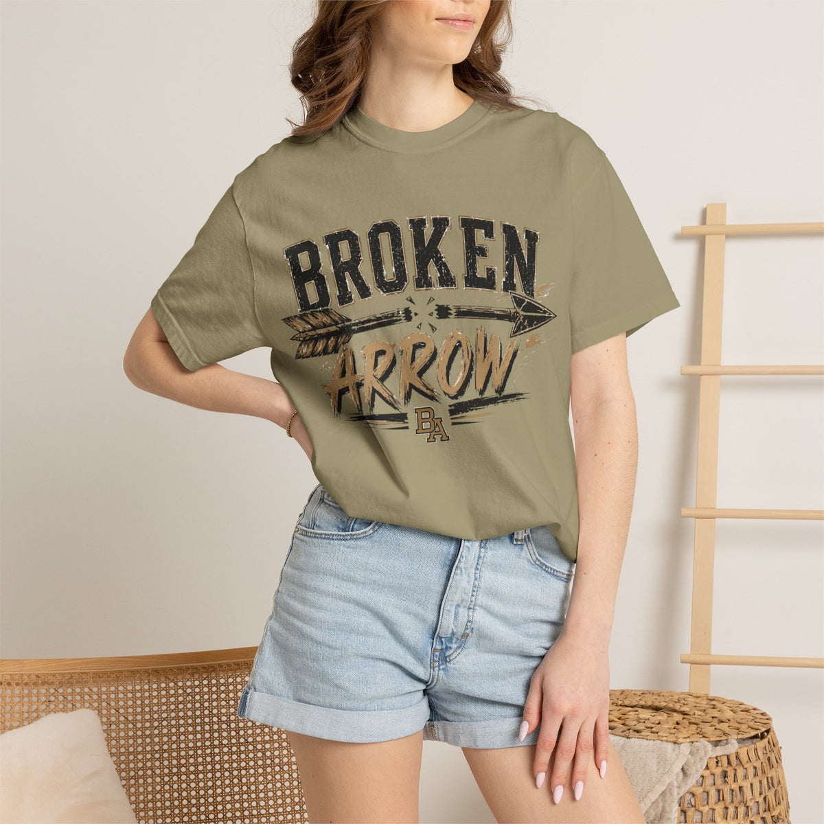 Broken Arrow Graphic T-Shirt — Rustic Arrow Logo Tee