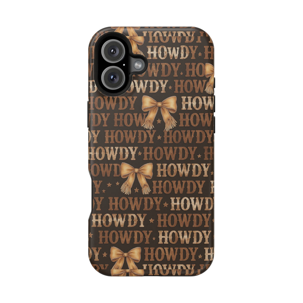 Howdy phone case