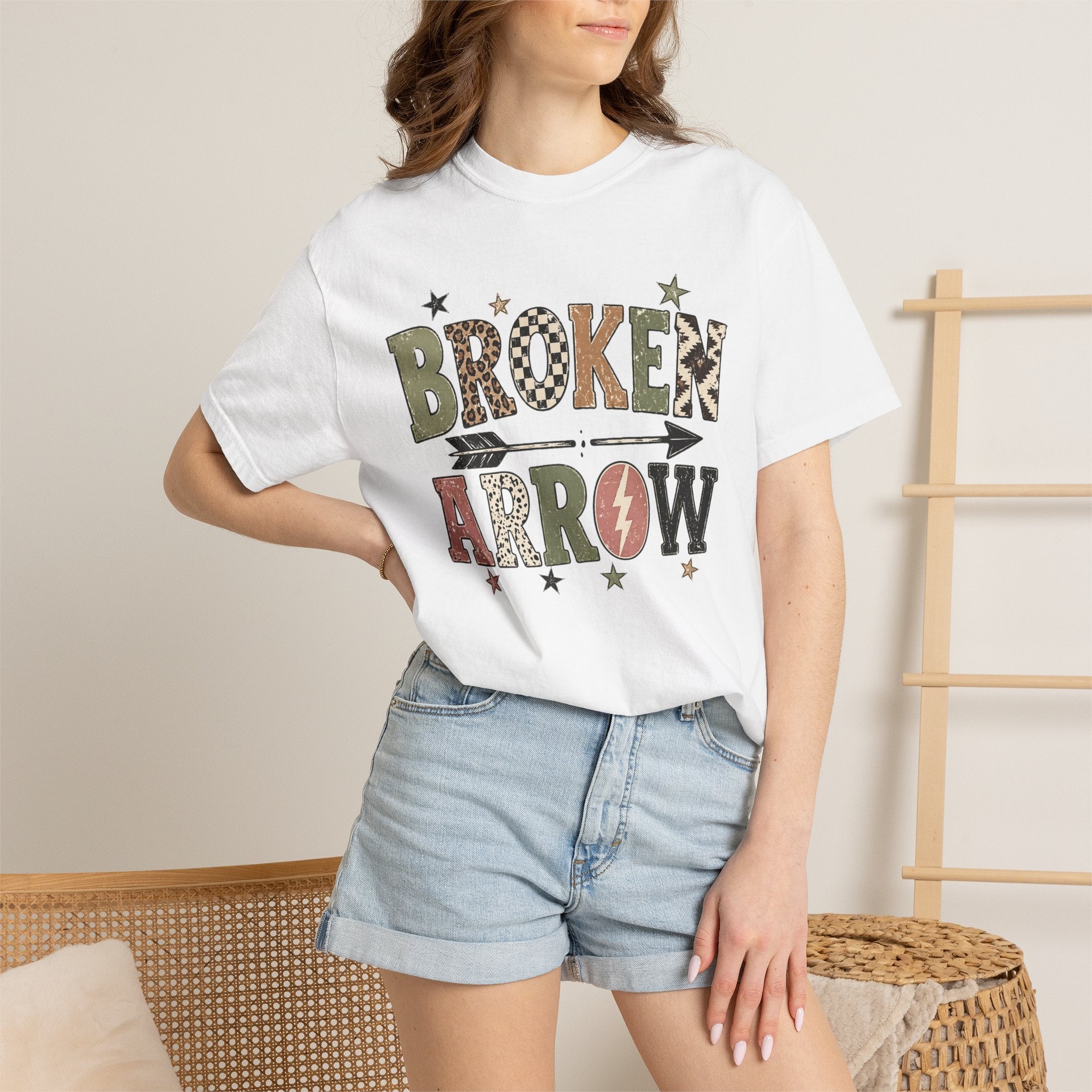 Broken Arrow Graphic T-Shirt — Retro Western Band Tee