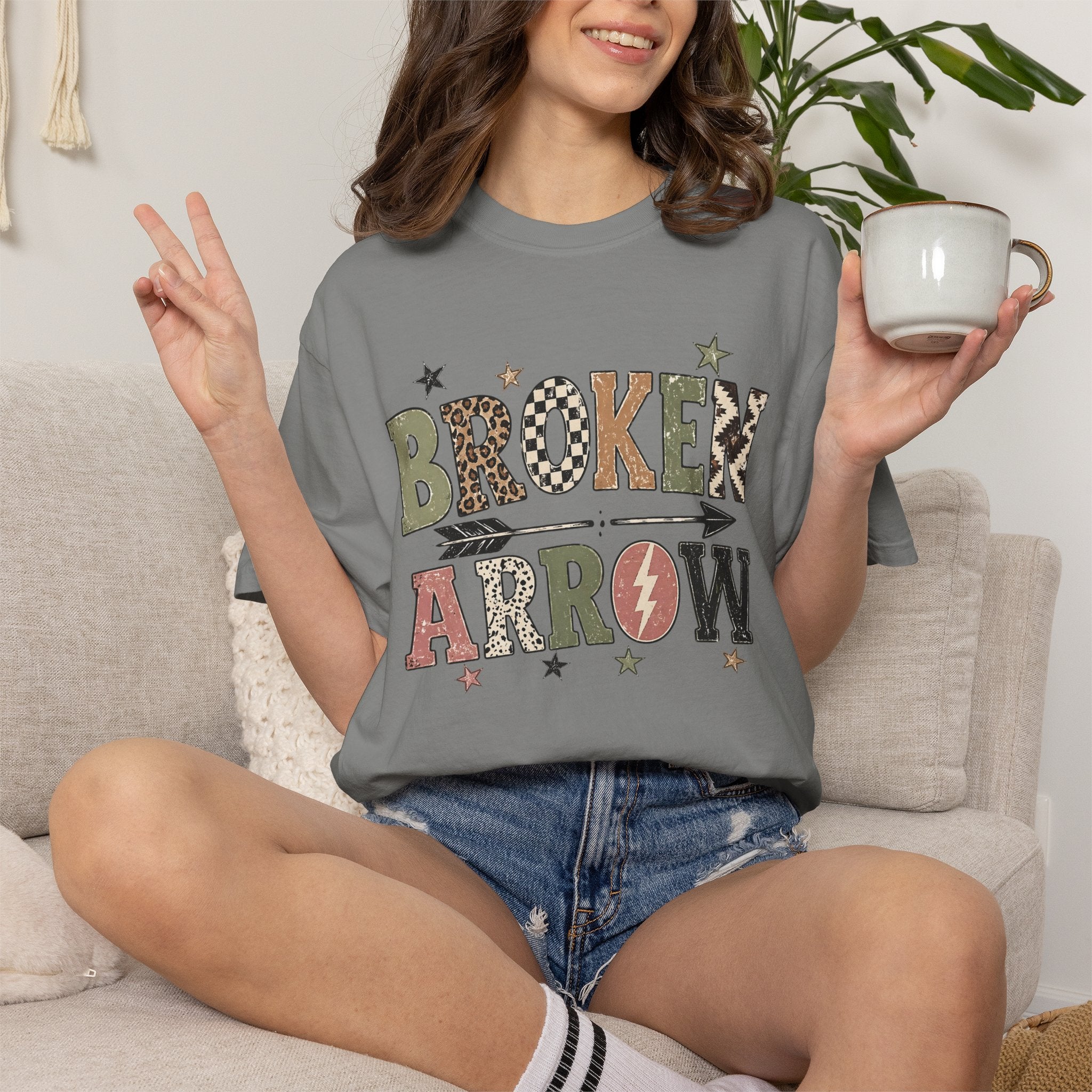 Broken Arrow Graphic T-Shirt — Retro Western Band Tee