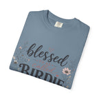 Blessed to Be Called Birdie T-Shirt — Floral Grandmother Gift