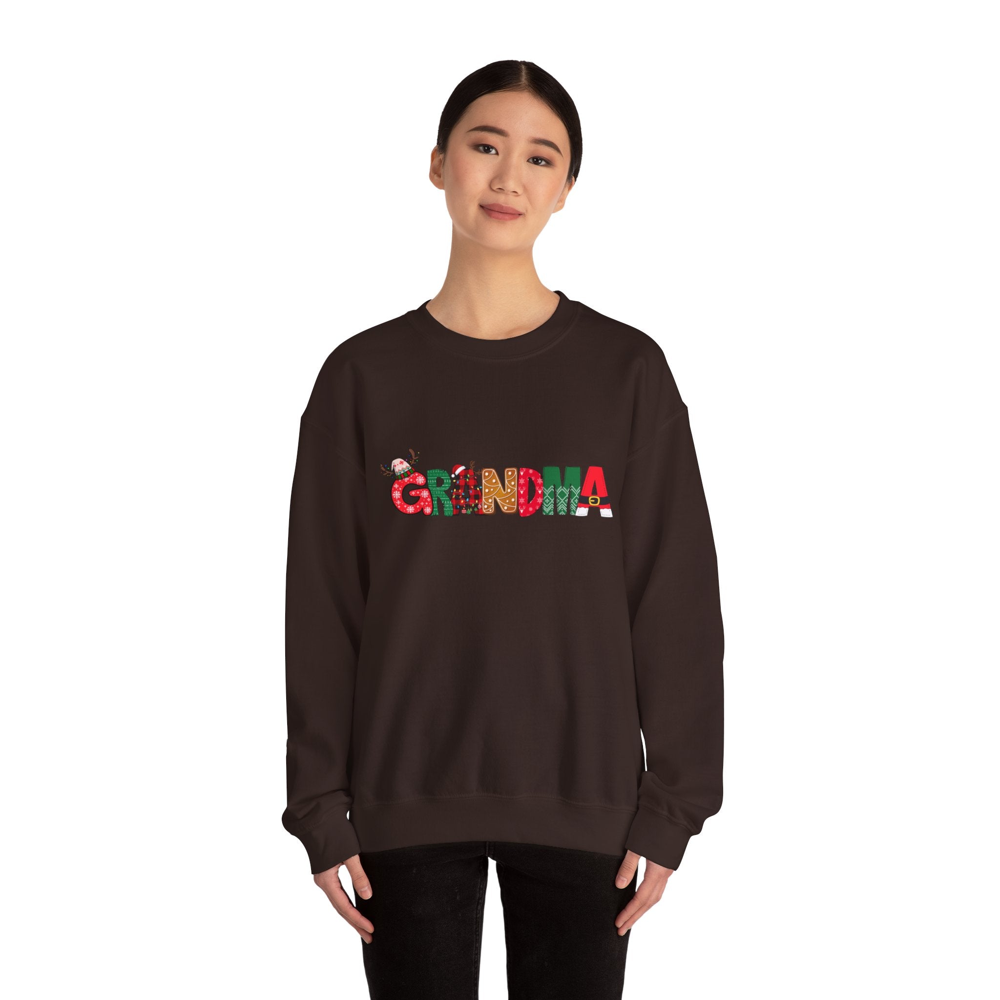 Festive Grandma Crewneck Sweatshirt