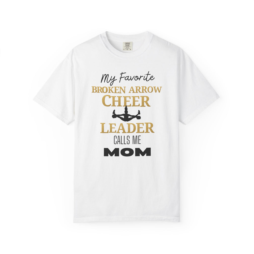 Mom Cheerleader T-Shirt White