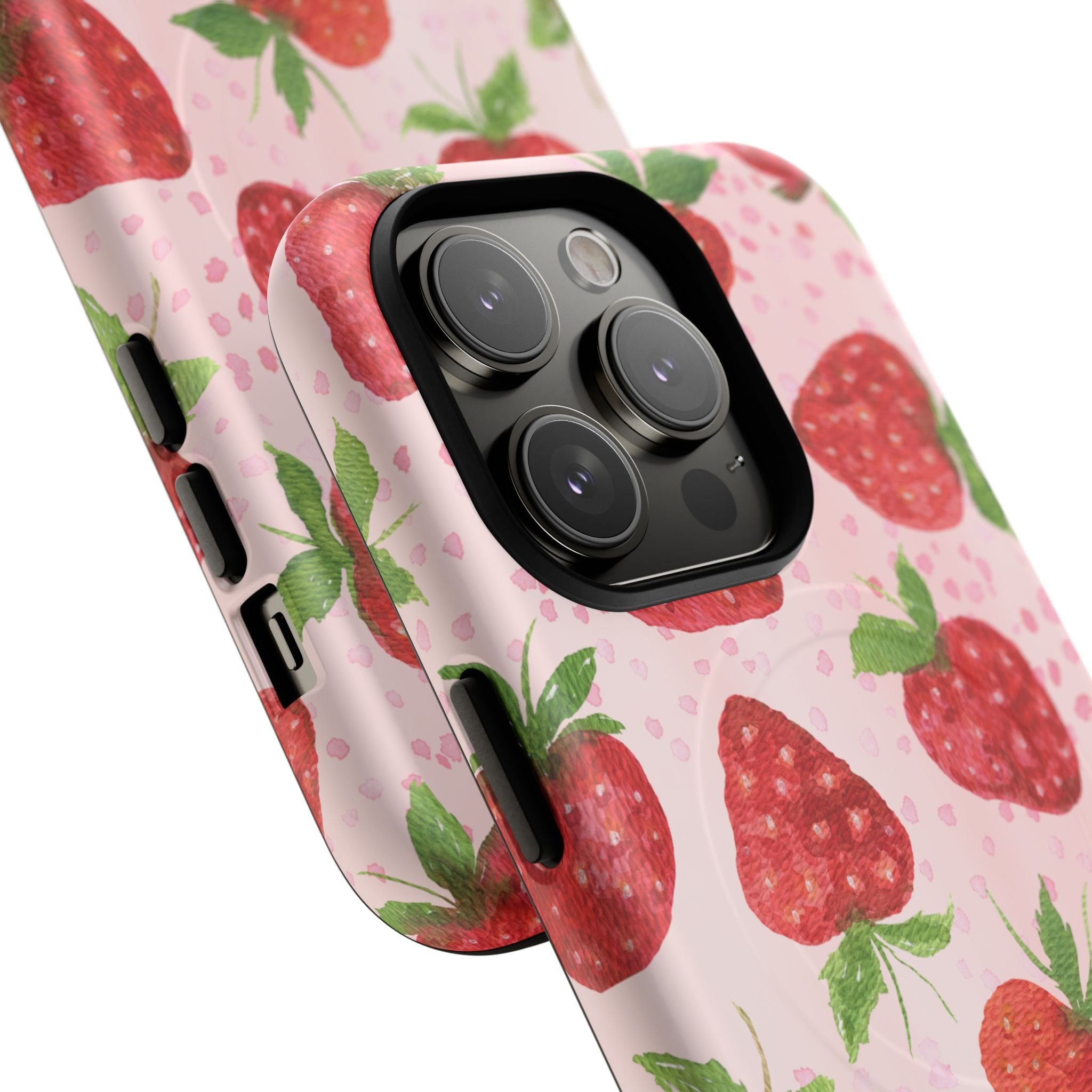 Strawberry Tough Magnetic Phone Cases