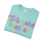 5rd Grade Teacher T-Shirt — "Big Hearts Shape Little Minds" Colorful School Teacher Tee