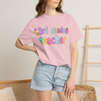 3rd Grade Teacher T-Shirt — "Big Hearts Shape Little Minds" Colorful School Teacher Tee