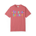 5rd Grade Teacher T-Shirt — "Big Hearts Shape Little Minds" Colorful School Teacher Tee