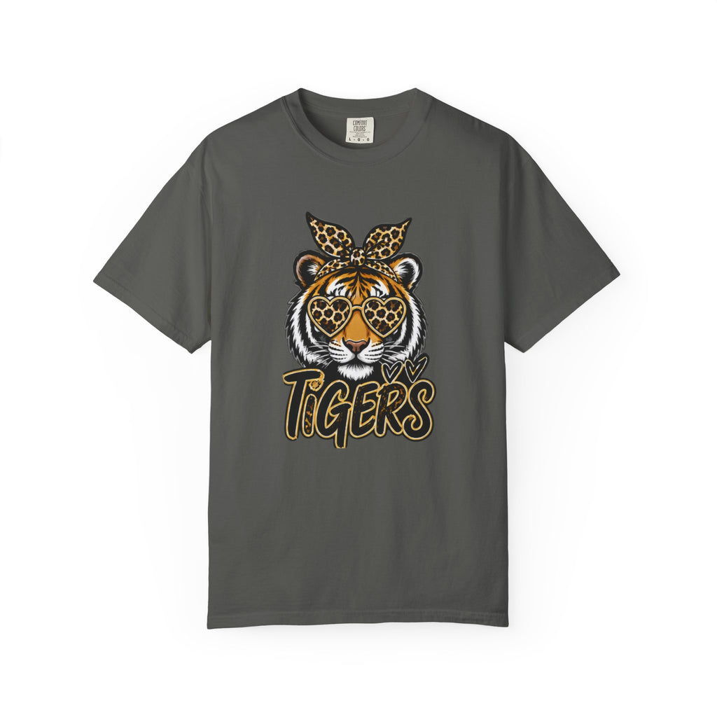 Tigers Leopard-Print Tiger Graphic Tee